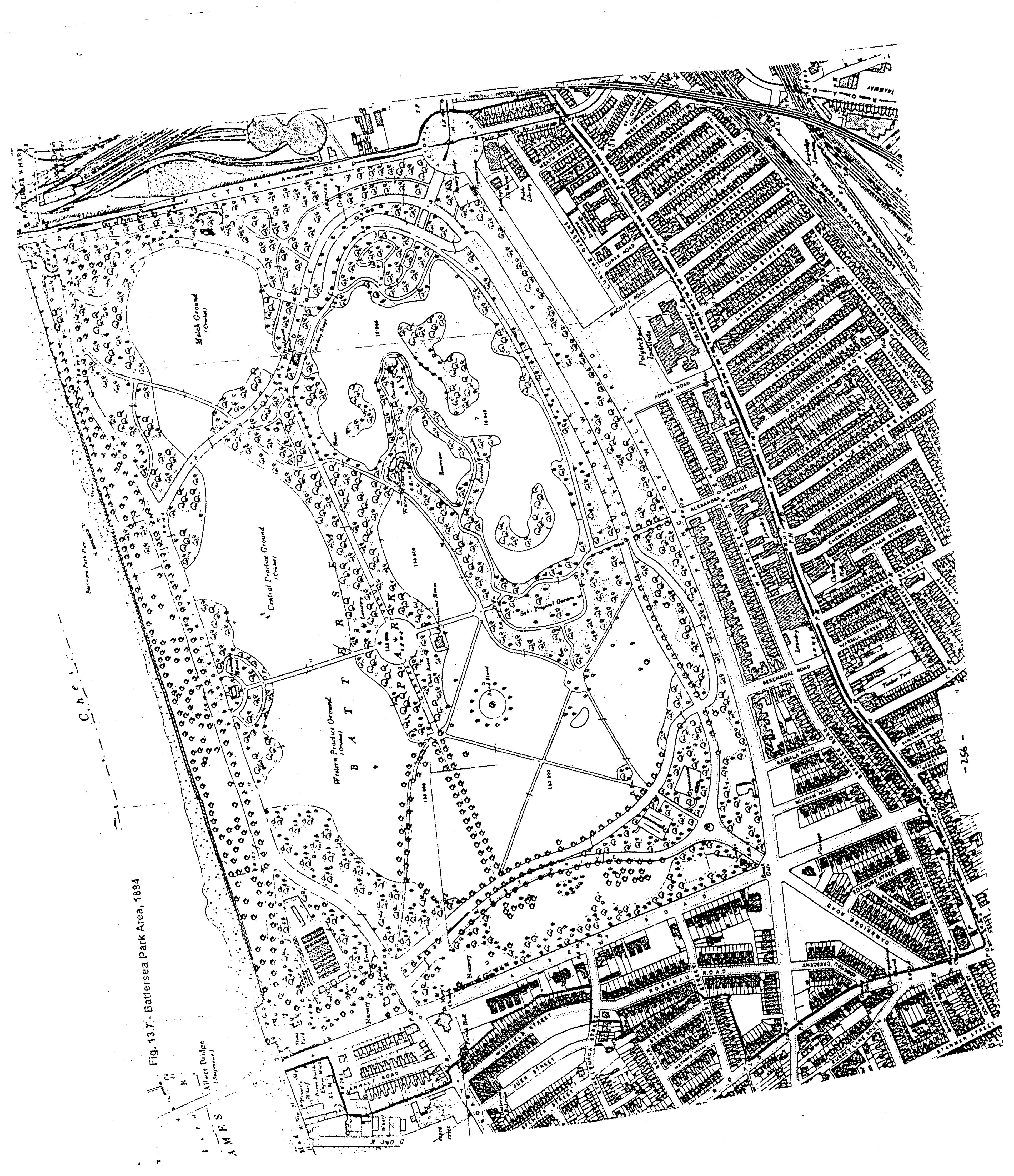 Fig. 13.7. – Battersea Park Area, 1894