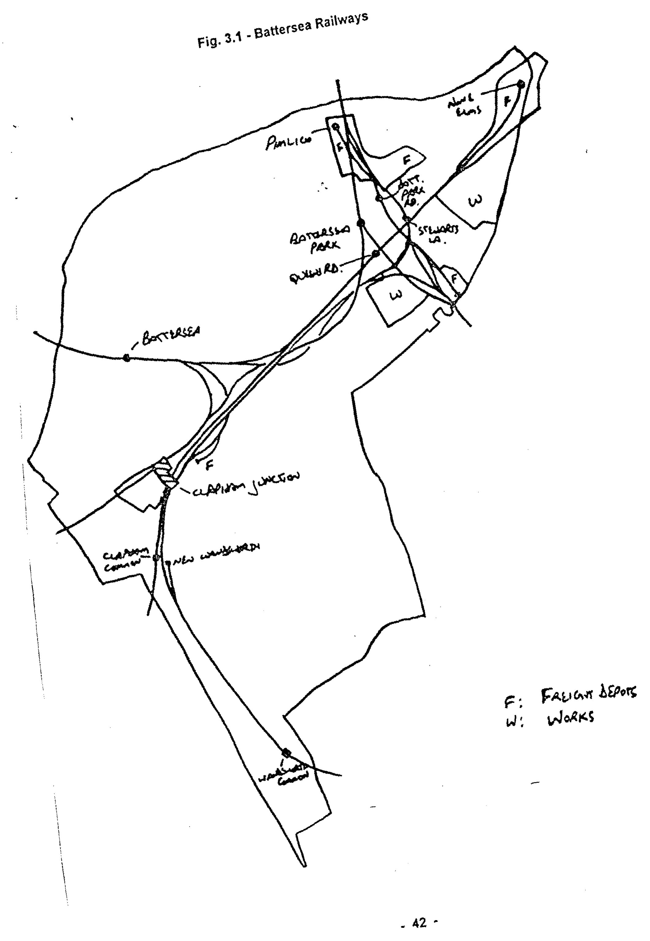 Fig. 3.1 – Battersea Railways