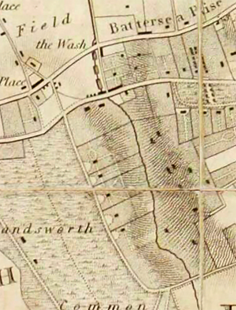 Faden, 1819 — Five Houses detail