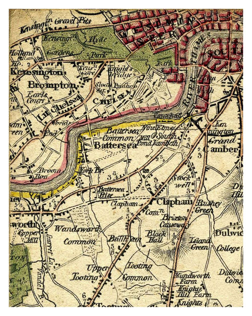 Faden 1800 — Wandsworth Common close-up