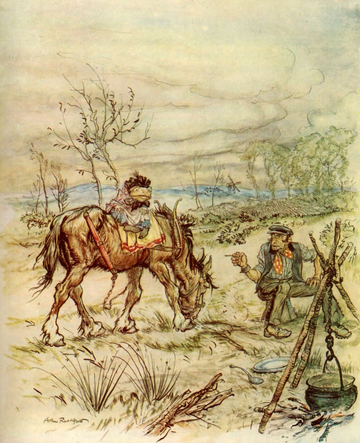 Wind in the Willows: Mr Toad meets a gypsy