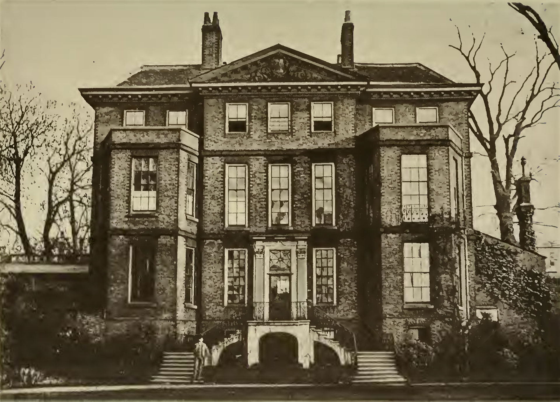 The Manor House, Wandsworth, from the garden