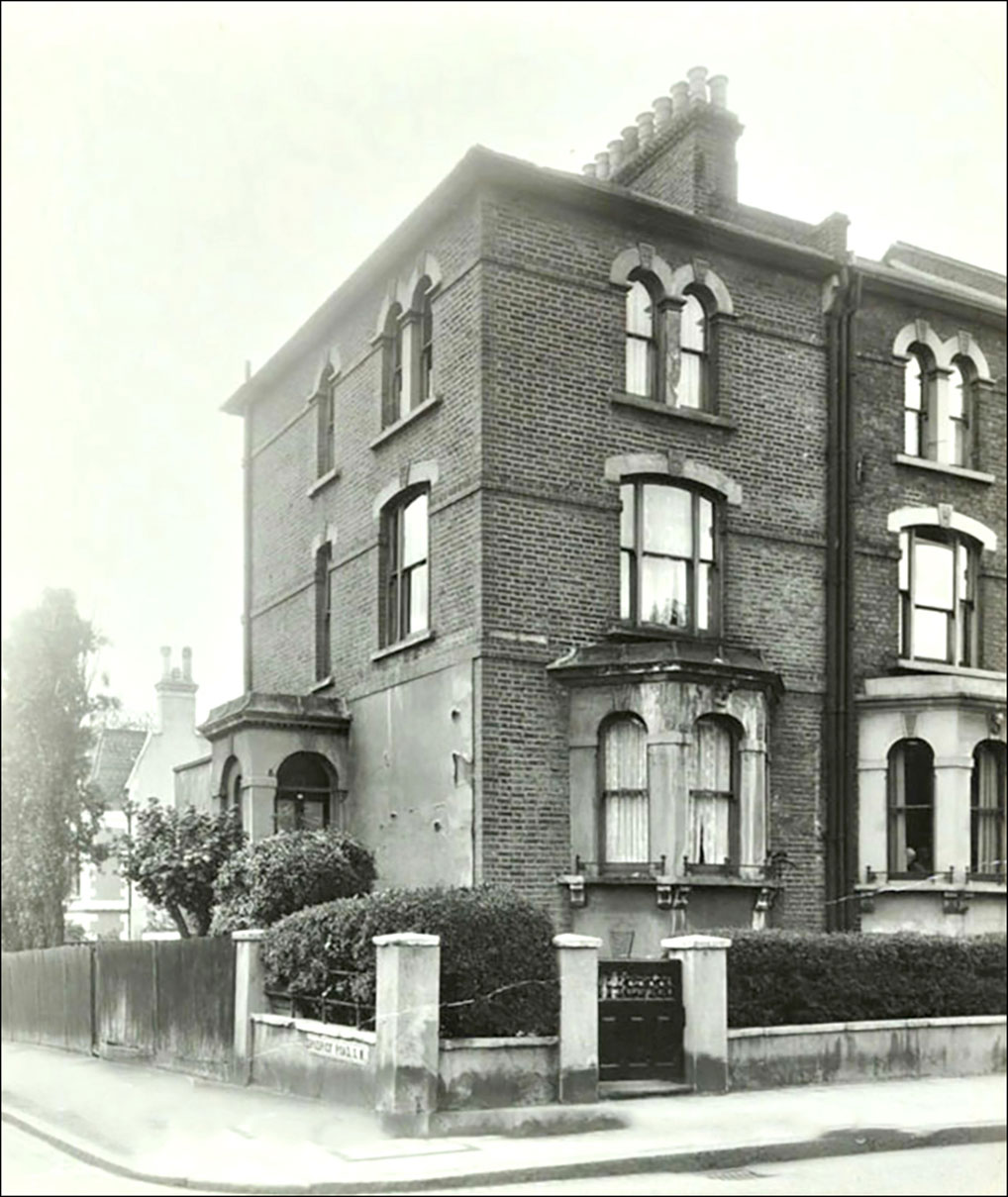 The Larches, 1 Arundel Terrace, photographed in 1938