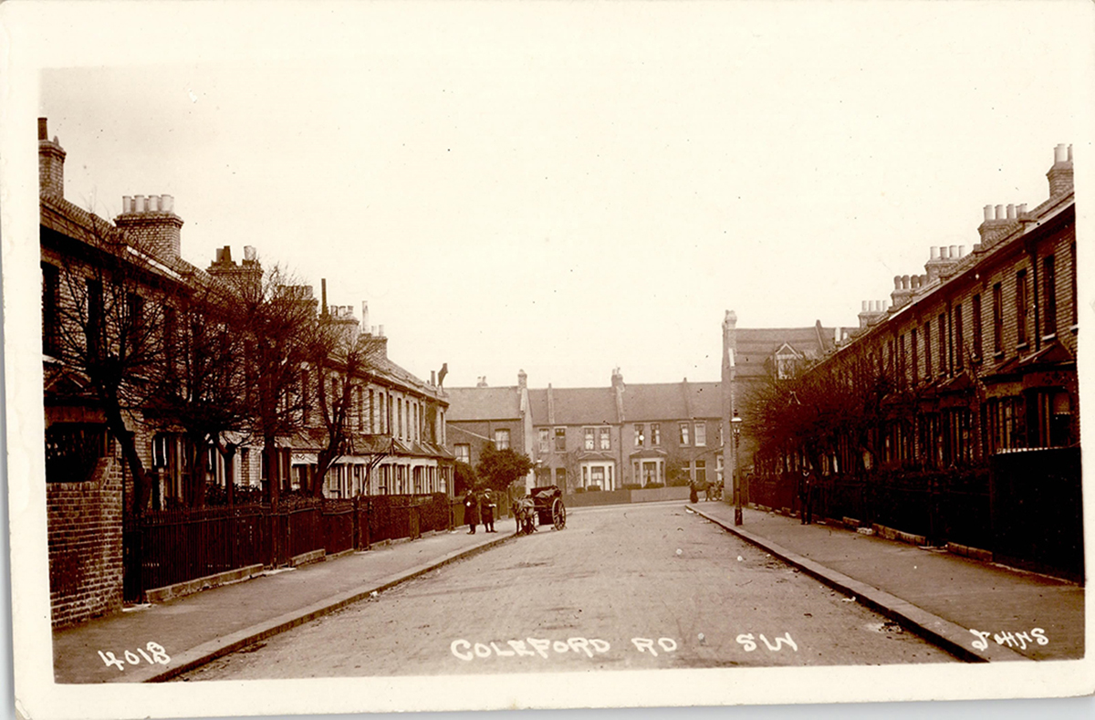 Coleford Road, Wandsworth, c.1910. Johns series. Elam Collection.