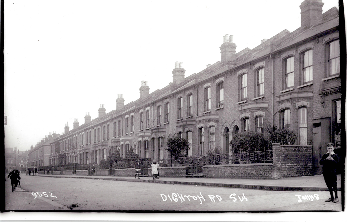 Dighton Road, Wandsworth, c.1910. Johns series. Elam Collection.
