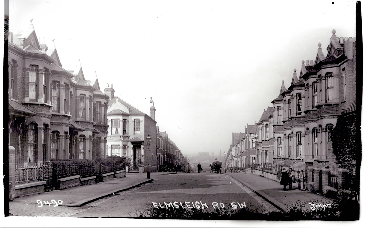 Elmsleigh Road, Wandsworth, c.1910. Johns series. Elam Collection.