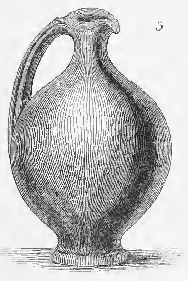 Roman jug dug up on Kingston hill (Brayley, No. 3)