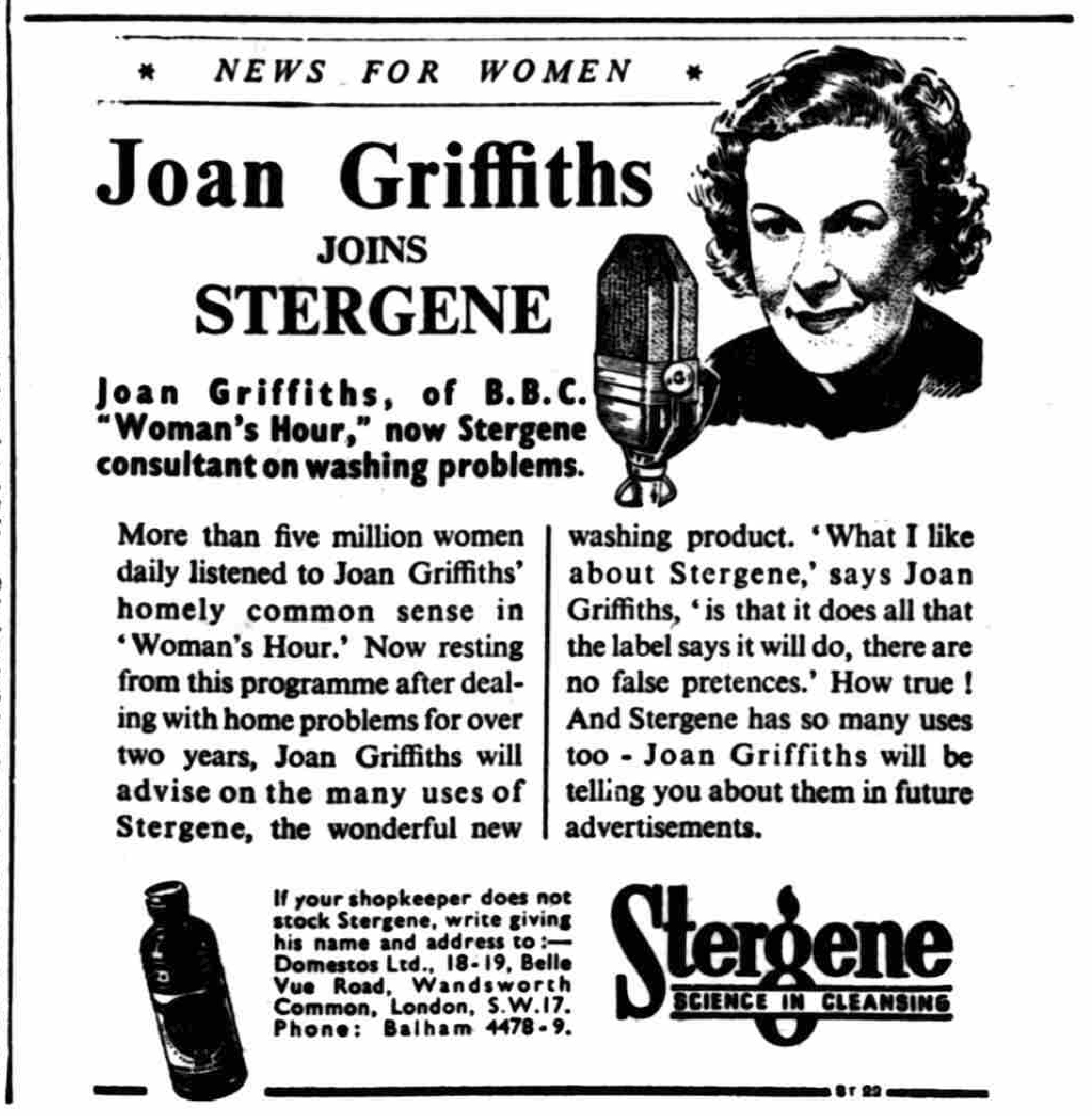 1949-04-09-joan-griffiths-joins-stergene-Herald.jpg